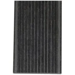 MCCOVER Plinthe Finition Terrasse Bois Composite - Coloris - Gris Anthracite, Epaisseur - 1cm, Largeur - 5.5 Cm, Longueur - 200 Cm, Surface Couverte En M² - 4 - Gris Anthracite
