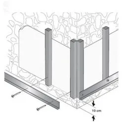 MCCOVER Profil De Départ Alu Pour Bardage - Coloris - Aluminium Brut, Epaisseur - 8 Mm, Largeur - 3 Cm, Longueur - 270 Cm - Aluminium Brut
