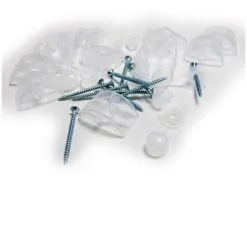 MCCOVER Kit De Fixation Petite Onde (x10) - Coloris - Standard, Longueur - 4 Cm - Standard