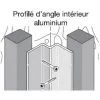 MCCOVER Profil D'angle Alu Intérieur Pour Bardage - Coloris - Aluminium Brut, Epaisseur - 3 Mm, Largeur - 7.7 Cm, Longueur - 270 Cm - Aluminium Brut -Espace Habitat Boutique 1157356 1