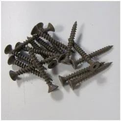 MCCOVER Vis à Tête Laquée L 3cm (x100) Pour Bardage - Coloris - Chocolat, Longueur De La Vis - 30 Mm - Chocolat