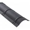 MCCOVER Faîtière Demi-cercle Pour Toiture Acier Galvanisé Laqué Mat Aspect Tuile L 2,1 M - Coloris - Gris Anthracite Mat, Longueur - 2,1 M - Gris Anthracite Mat -Espace Habitat Boutique 12813656 1