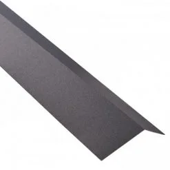 MCCOVER Bris De Gouttière Toiture Acier Galvanisé Laqué Mat Aspect Tuile L 1,20 M - Coloris - Gris Anthracite Mat, Longueur - 1,20 M - Gris Anthracite Mat