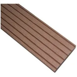 MCCOVER Plinthe Finition Terrasse Bois Composite (Qualita) - Coloris - Terre Cuite, Epaisseur - 1cm, Largeur - 5.5 Cm, Longueur - 200 Cm - Terre Cuite