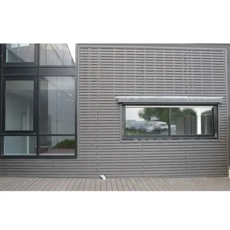 MCCOVER Bardage Ajouré Bois Composite - Coloris - Gris Anthracite, Epaisseur - 1cm, Largeur - 7.5 Cm, Longueur - 270 Cm, Surface Couverte En M² - 0.2 - Gris Anthracite 4 MCCOVER Bardage Ajouré Bois Composite - Coloris - Gris Anthracite, Epaisseur - 1cm, Largeur - 7.5 Cm, Longueur - 270 Cm, Surface Couverte En M² - 0.2 - Gris Anthracite – Image 2