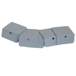 MCCOVER Arrêts Aluminium Pour Profil De Bordure Toiture Polycarbonate (x5) - Coloris - Aluminium, Epaisseur - 16 Mm - Aluminium