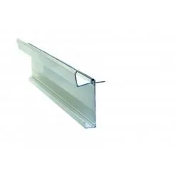 MCCOVER Kit Faîtage Inférieur Pour Couverture En Polycarbonate L 4 M - Coloris - Blanc RAL 9010, Longueur - 4 M - Blanc RAL 9010