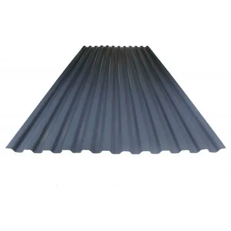 MCCOVER PLAQUE PVC Nervurée OPAQUE 76/18 - Coloris - Gris Anthracite, Largeur - 90 Cm, Longueur - 2 M - Gris Anthracite 4 MCCOVER PLAQUE PVC Nervurée OPAQUE 76/18 - Coloris - Gris Anthracite, Largeur - 90 Cm, Longueur - 2 M - Gris Anthracite – Image 2