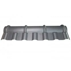 MCCOVER Faîtière PVC Pour Toiture Imitation Tuile Mini - Coloris - Gris Anthracite, Longueur - 104 Cm - Gris Anthracite -Espace Habitat Boutique 17421482 2