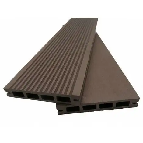 MCCOVER Lame Terrasse Bois Composite Alvéolaire Prima L 220 Cm / L12 Cm / Ep 19 Mm - Coloris - Chocolat, Epaisseur - 19 Mm, Largeur - 12 Cm, Longueur - 220 Cm, Surface Couverte En M² - 0.26 - Chocolat 4 MCCOVER Lame Terrasse Bois Composite Alvéolaire Prima L 220 Cm / L12 Cm / Ep 19 Mm - Coloris - Chocolat, Epaisseur - 19 Mm, Largeur - 12 Cm, Longueur - 220 Cm, Surface Couverte En M² - 0.26 - Chocolat – Image 2