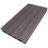 MCCOVER Lame Terrasse Bois Composite Alvéolaire Qualita L 360 Cm / L14 Cm / Ep 2,5 Cm - Coloris - Chocolat, Epaisseur - 25mm, Largeur - 14 Cm, Longueur - 360 Cm, Surface Couverte En M² - 0.5 - Chocolat -Espace Habitat Boutique 1934080 1