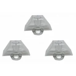 MCCOVER 50 Cales De Fixation Pour Plaque Nervurée à Onde GRECA - Coloris - Translucide - Translucide