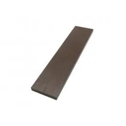 MCCOVER Plinthe De Finition Composite Coextrudé - Coloris - Chêne Foncé, Epaisseur - 10 Mm, Largeur - 52 Mm, Longueur - 200 Cm - Chêne Foncé